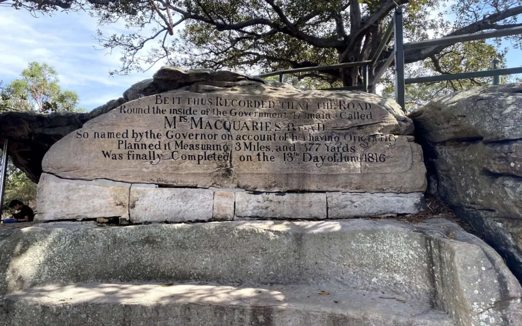 Mrs Macquaries Chair Sydney Australia