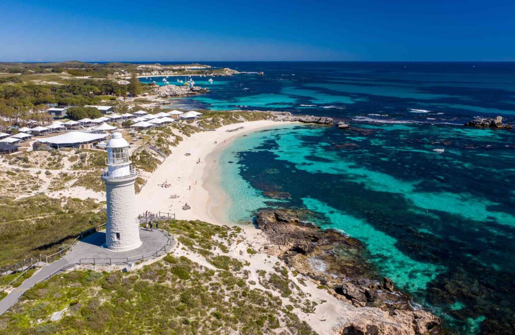 Hero image Rottnest Island Pinky Beach Tourism Western Australia feature